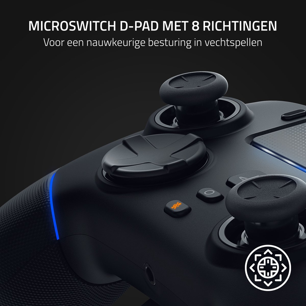 Razer Wolverine V2 Pro - Draadloze Gaming Controller - PlayStation Licensed - PS5 & PC - Zwart – foto 3