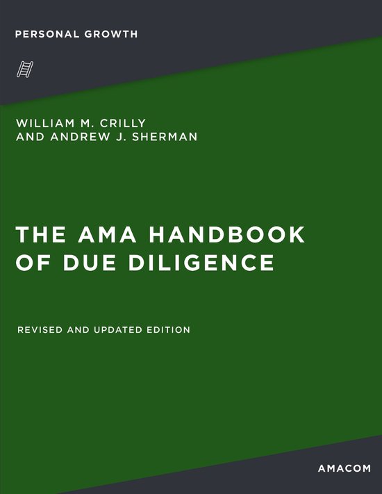The AMA Handbook of Due Diligence - cover