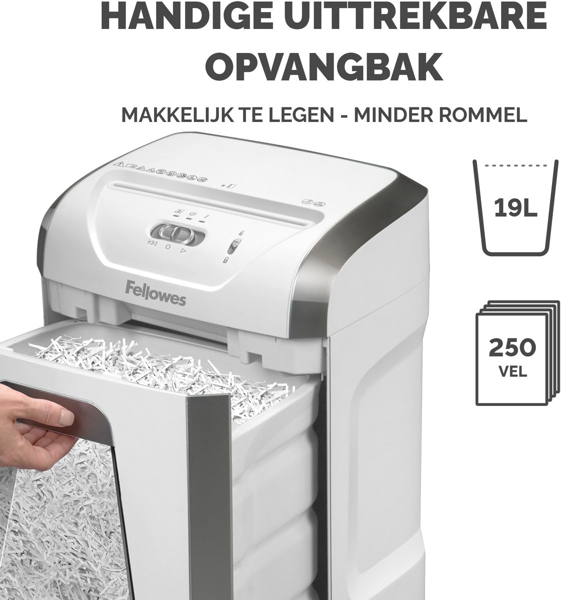 Fellowes 15C Papierversnipperaar - 15 vel thumbnail 6