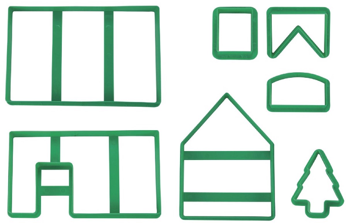 Uitsteker set voor een peperkoekhuisje - Städter