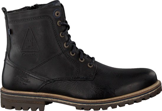 Gaastra Cape High Veterboots - Laarzen Met Veters - Heren - Zwart - Maat 44  | bol.com