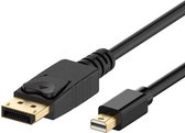 Garpex® Mini DisplayPort naar DisplayPort Kabel - Mini DP naar DP Kabel - 4K 60Hz Ultra HD - 1.8 meter