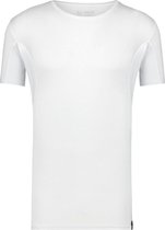 RJ Bodywear Sweatproof T-shirt (1-pack) - heren T-shirt met anti-zweet oksels - O-hals - wit - Maat: S
