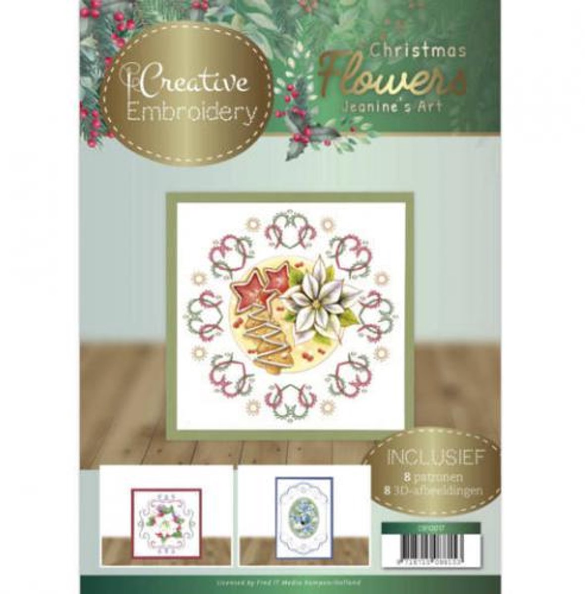 Creative Embroidery 17 - Jeanines Art  Christmas Flowers