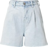 Glamorous bandplooi jeans Lichtblauw-12 (29)