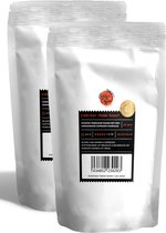 Verse Koffiebonen Restaurantkwaliteit - Stevig & Pittig - Donker Gebrand - 66% Arabica Blend - Everyday Fresh Roast 450 gram - 2 zakken à 225 gram