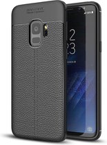 Samsung Galaxy S9 Hoesje - Mobigear - Luxury Serie - TPU Backcover - Zwart - Hoesje Geschikt Voor Samsung Galaxy S9