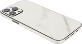ScreenSafe Skin iPhone 12 White Marble zonder logo