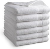 Seashell Clásico Handdoekset - Wit - 9 stuks - 50x100cm