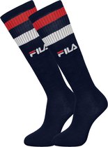 Fila - 4-pack Hoge Sokken - Navy - Maat 35-38