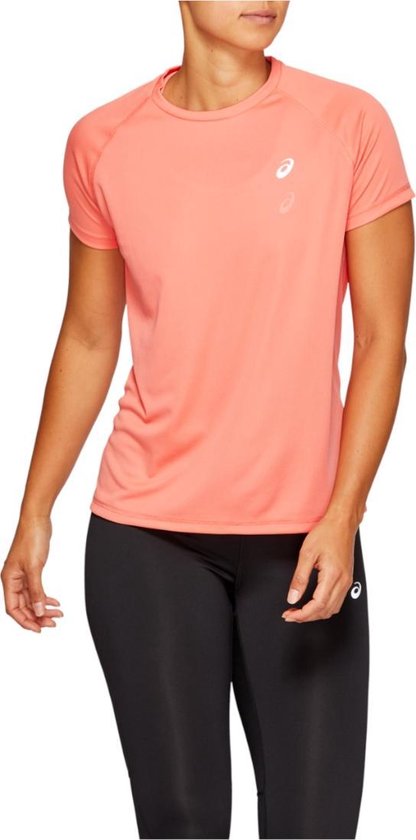 Asics Sport Run Top 150628-700, Vrouwen, Oranje, T-shirt, maat: S | bol.com