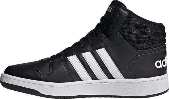 adidas - Hoops 2.0 Mid - Zwart - Homme - Taille 45 1/3 | bol