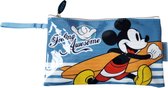 Disney Toilettas/etui Mickey 24 X 14 Cm Pvc/polyester Blauw