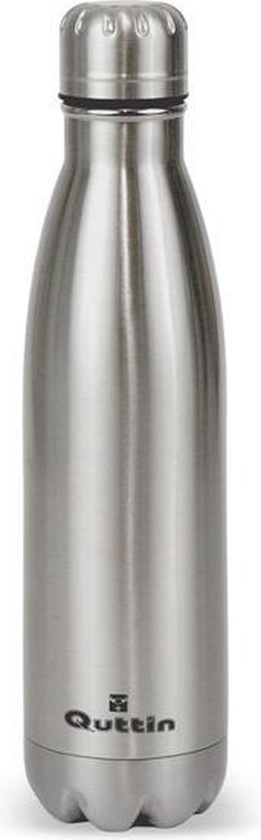 Quttin Thermosfles | 500 ml | Thermoskan | Halve Liter | 0.5 L | Aluminium | Thermosbeker
