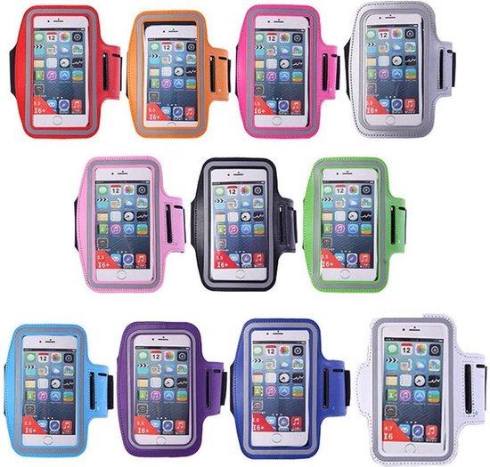 Téléphone à brassard en cours d'exécution | Convient pour Oppo A72| Bracelet de course | Ceinture de course de Sport | Support de téléphone en cours d'exécution | Gris