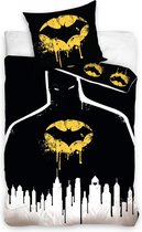 Batman Dekbedovertrek Dark - Eenpersoons - 140 x 200 cm - Katoen