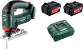 Metabo STA 18 LTX 18V Li-Ion Accu decoupeerzaag set (2x 5.2Ah accu) in koffer - D-greep - variabel