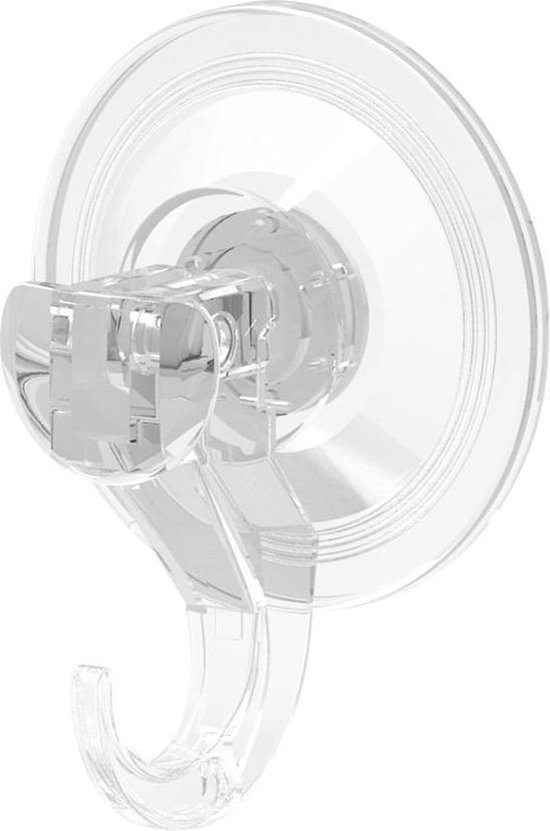 5 pièces - Ventouse 45 mm avec crochet de serrage - Transparent