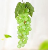 4 Trossen 60 Groene Druiven Simulatie Fruitsimulatie Druiven PVC met Crème Grape Shoot Props