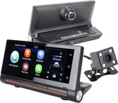 T1 Multifunctionele Smart Car Achteruitkijkspiegel Video Record Camera Ondersteuning TF-kaart / FM / Bluetooth Handsfree-functie