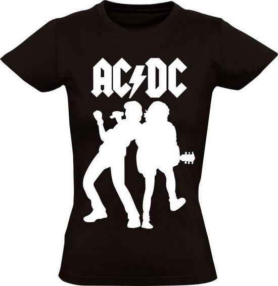 Stoel Een evenement duisternis ACDC Dames t-shirt | AC DC | Zwart | bol.com