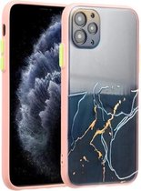 Inktschilderstijl TPU-beschermhoes voor iPhone 11 Pro Max (inktblauw)