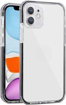 Kleurrijke serie schokbestendige krasbestendige TPU + acryl beschermhoes voor iPhone 11 Pro (zwart)