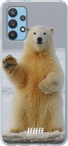 6F hoesje - geschikt voor Samsung Galaxy A32 4G -  Transparant TPU Case - Polar Bear #ffffff