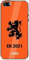 6F hoesje - geschikt voor iPhone SE (2016) -  Transparant TPU Case - Nederlands Elftal - EK 2021 #ffffff