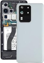Batterij-achterklep met cameralensafdekking voor Samsung Galaxy S20 Ultra (wit)