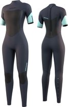 Mystic Dames Brand 3/2 back-zip shortarm wetsuit night blue