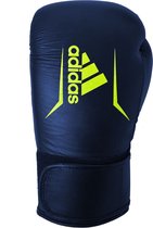 Adidas Speed 175 Bokshandschoenen Blauw met Geel - 16 oz.