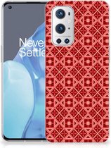 GSM Hoesje OnePlus 9 Pro Hoesje met Tekst Batik Red