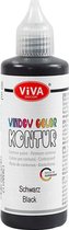 Window Color Contour. zwart. 90 ml/ 1 fles