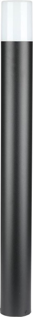 LED Tuinverlichting - Staande Buitenlamp - Viron Hyno - GU10 Fitting - Rond - Mat Zwart - Aluminium - 80cm
