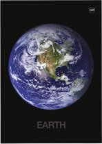 Wereldglobe Noord-Amerika, NASA Science - Foto op Posterpapier - 42 x 59.4 cm (A2)