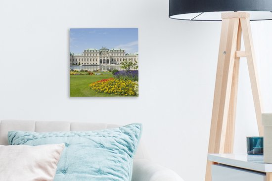 Toiles Peintures - Belvédère Vienne - 20x20 cm - Décoration murale