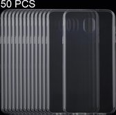 50PCS 0.75mm Transparante TPU Case voor Galaxy J7 (2018)