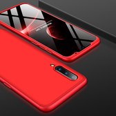 GKK Three Stage Splicing Full Coverage PC Case voor Xiaomi Mi 9 (rood)