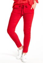 Rode Broek/Pantalon van Je m'appelle - Dames - Maat M - 1 maat beschikbaar
