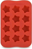 2 STKS Siliconen Chocoladevorm Lade Creatieve Geometrie Vormige Ijsblokje Taartdecoratie Schimmel, Vorm: Ster (Rood)