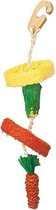 Happy pet natural loofah hangspeelgoed - 30 cm - 1 stuks