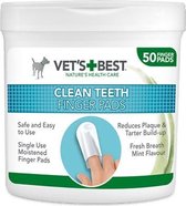 Vets best clean teeth finger pads - 50 st - 1 stuks