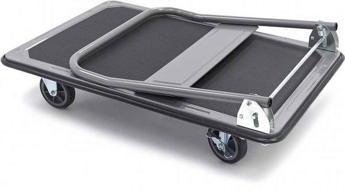 350 Kilo Opvouwbare Transportwagen / Transportkar / Plateauwagen / Bagagekar met Rem – foto 6