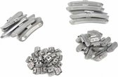 HBM 50 stuks Fe wielgewicht Zink voor stalen velgen 35 Gr