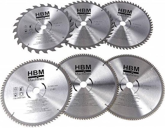 HBM 300 mm HM cirkelzaagblad met 120 tanden