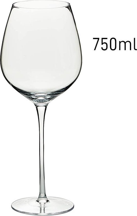 timmerman iets Wat MikaMax XXL Wijnglas - Wijnglas groot - 0.75L | bol.com