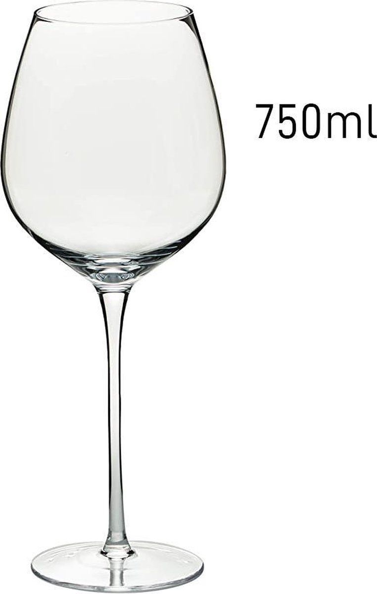 spade Magnetisch huisvrouw MikaMax XXL Wijnglas - Wijnglas groot - 0.75L | bol.com