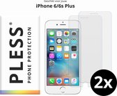 iPhone 6s Plus Screenprotector Glas - 2x - Pless®