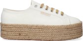 Superga 2790 Drill Denim Rope Lage sneakers - Dames - Wit - Maat 36